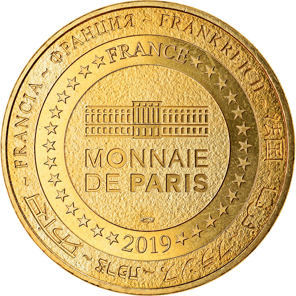 France, Token, 37/ Château de Villandry, 2019, MDP, MS(63), Cupro-nickel