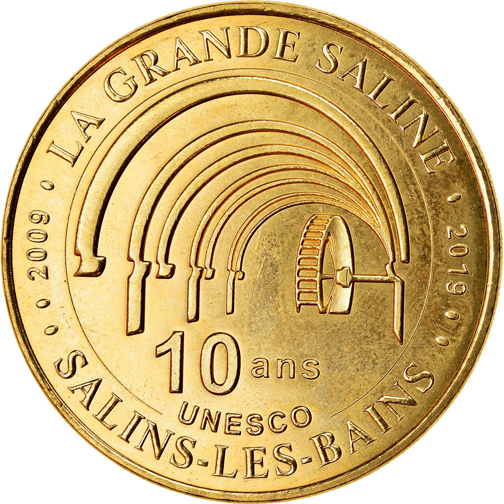 France, Token, Salins-Les-Bains - Unesco, 2019, MDP, MS(63), Cupro-nickel