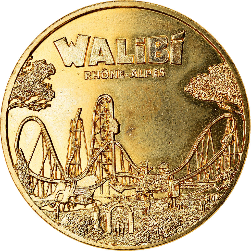 France, Token, Les Avenières - Walibi n°6, 2019, MDP, MS(63), Cupro-nickel