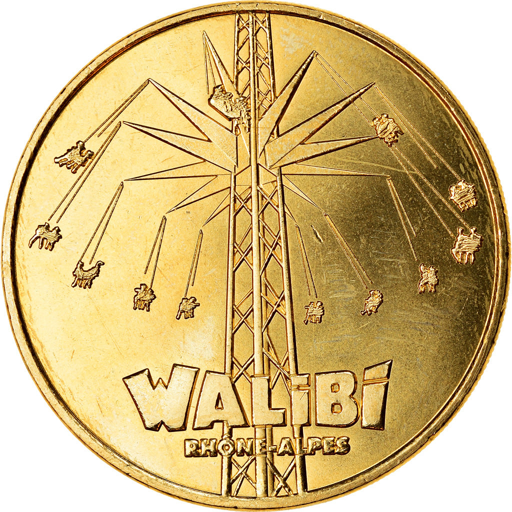 France, Token, Les Avenières - Walibi n°5, 2018, MDP, MS(63), Cupro-nickel