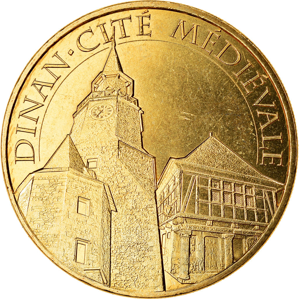 France, Token, 22/ Cité Médiévale - Dinan, 2017, MDP, MS(63), Cupro-nickel
