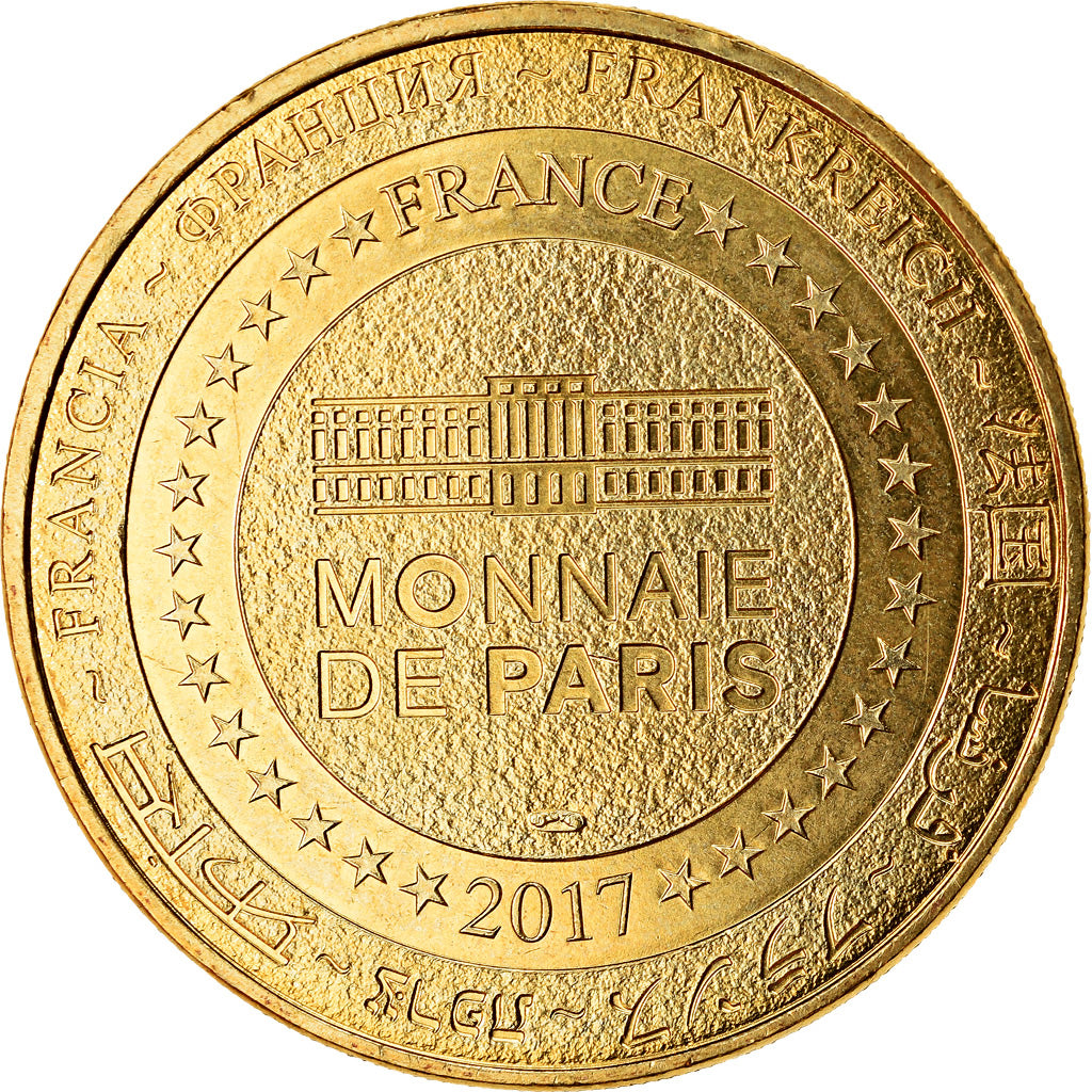 France, Token, 22/ Cité Médiévale - Dinan, 2017, MDP, MS(63), Cupro-nickel