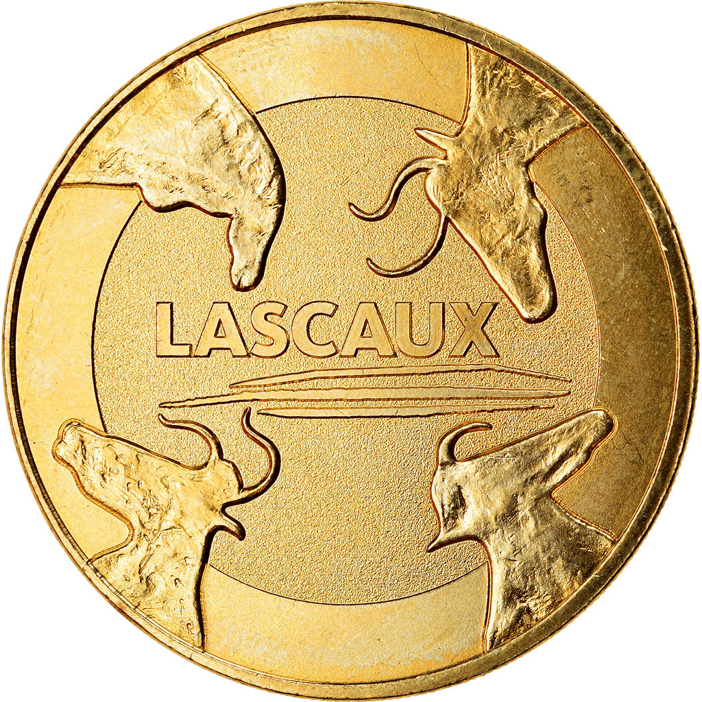 France, Token, Montignac - Grottes de Lascaux, 2019, MDP, MS(63), Cupro-nickel