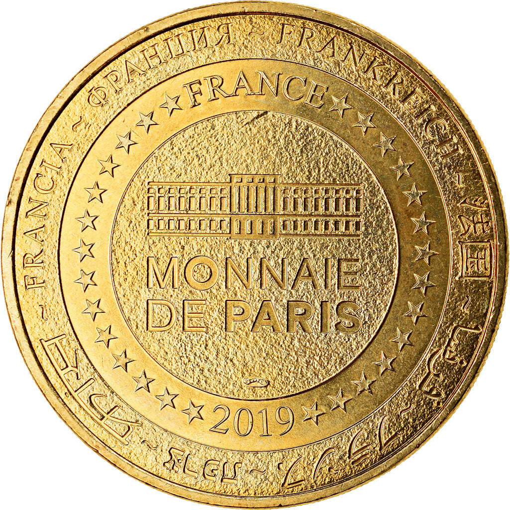 France, Token, Montignac - Grottes de Lascaux, 2019, MDP, MS(63), Cupro-nickel