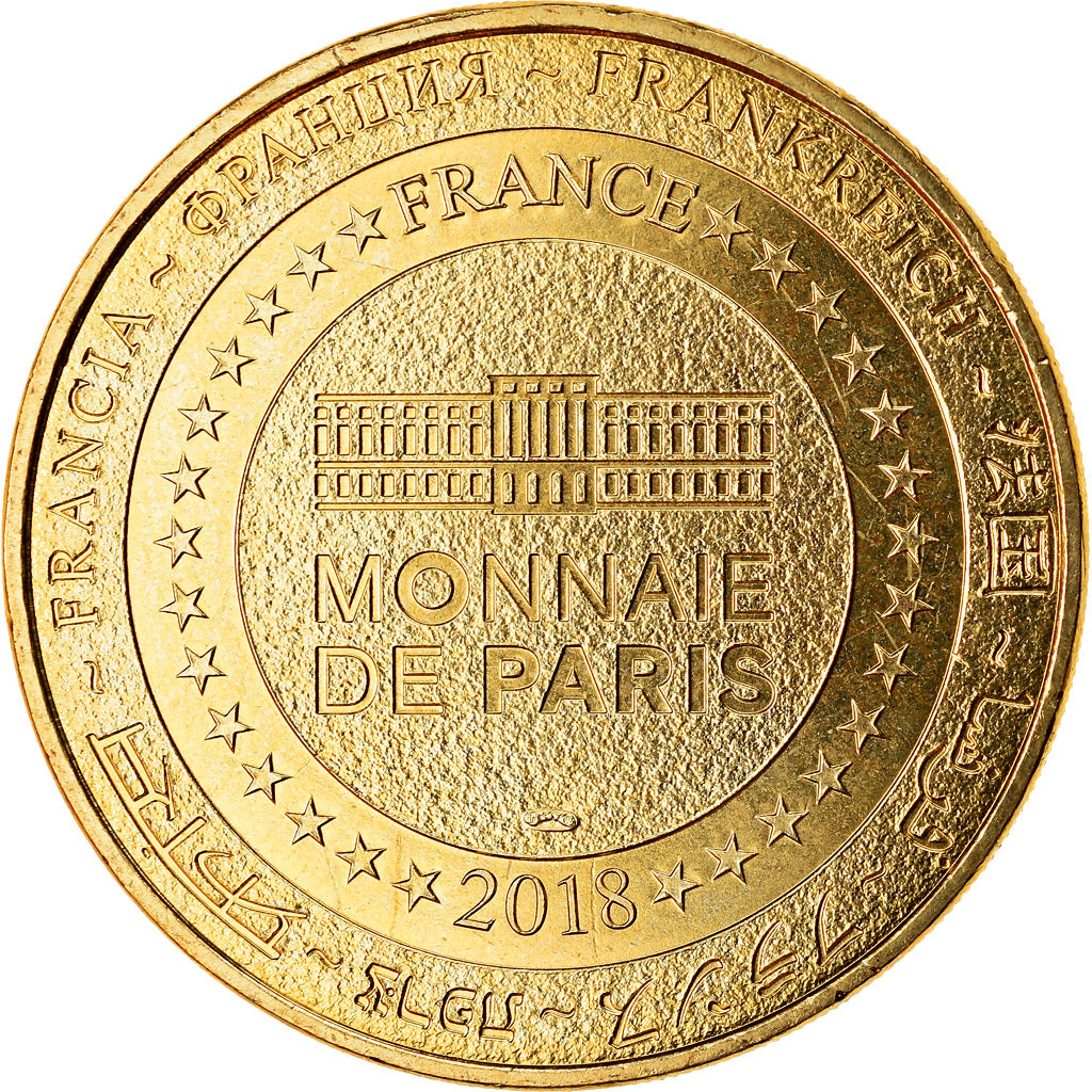 France, Token, 24/ Grotte de Rouffignac, 2018, MDP, MS(63), Cupro-nickel