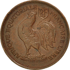 FRENCH EQUATORIAL AFRICA, 50 Centimes, 1943, Pretoria, KM #1a, EF(40-45),...