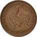 FRENCH EQUATORIAL AFRICA, 50 Centimes, 1943, Pretoria, KM #1a, EF(40-45),...