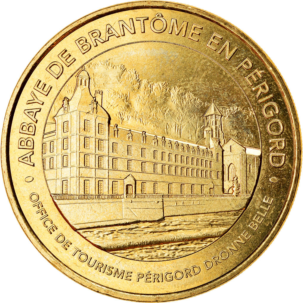 Frankreich, Token, Brantôme - Abbaye, 2018, MDP, UNZ, Cupro-nickel Aluminium