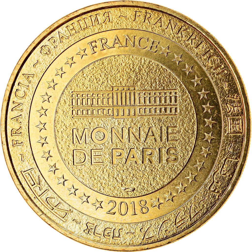 Frankreich, Token, Brantôme - Abbaye, 2018, MDP, UNZ, Cupro-nickel Aluminium