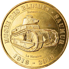 France, Token, Saumur - Musée des Blindés, 2018, MDP, MS(63), Cupro-nickel