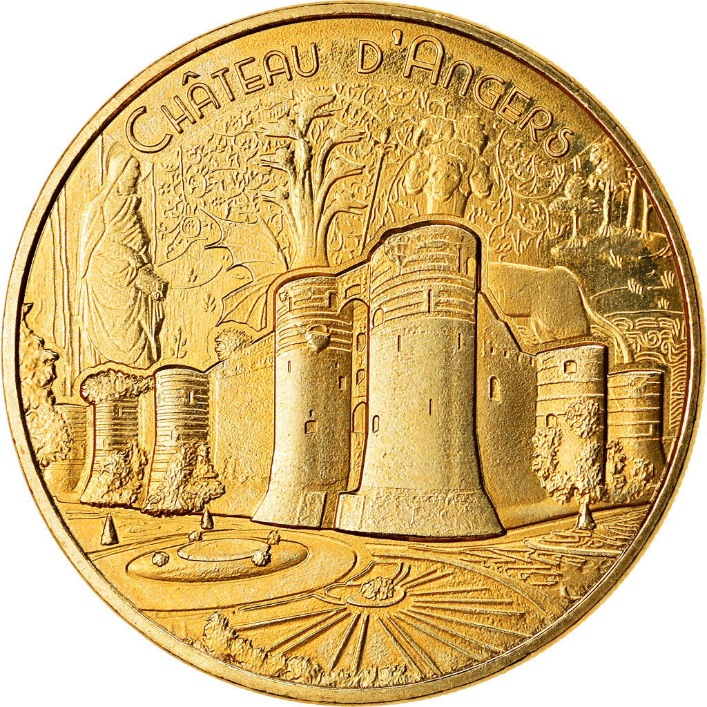 Frankreich, Token, 49/ Château d'Angers, 2019, MDP, UNZ, Cupro-nickel Aluminium