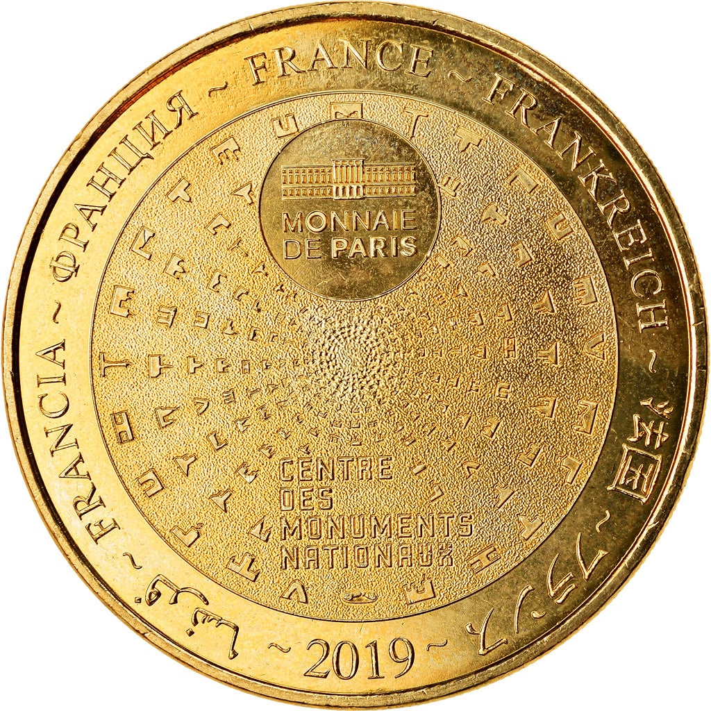 Frankreich, Token, 49/ Château d'Angers, 2019, MDP, UNZ, Cupro-nickel Aluminium