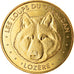 France, Token, 48/ Loups du Gévaudan, 2018, MDP, MS(63), Cupro-nickel Aluminium