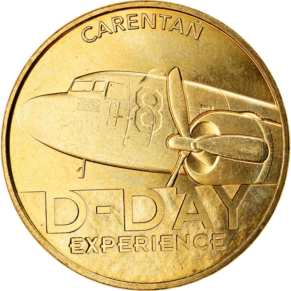 France, Token, Carentan - D-Day expérience, 2018, MDP, MS(63), Cupro-nickel