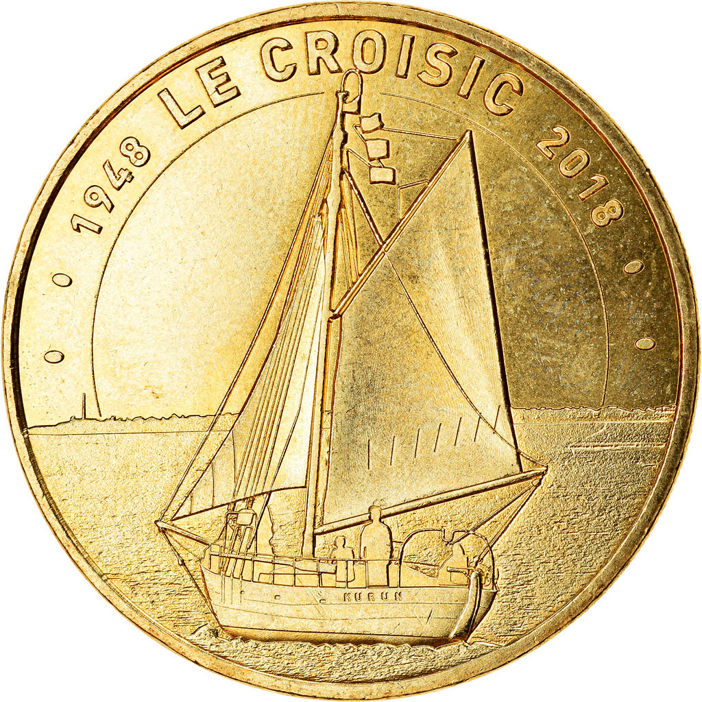 France, Token, Le Croisic - 70 ans du Kurun, 2018, MDP, MS(63), Cupro-nickel