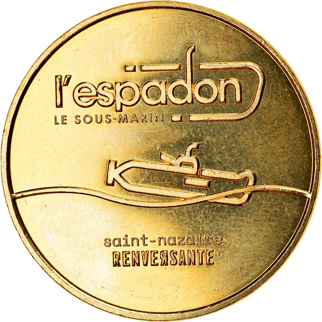 France, Token, Saint-Nazaire - L'espadon, 2019, MDP, MS(63), Cupro-nickel