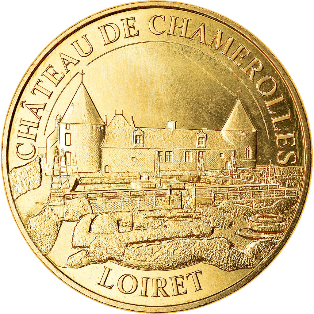 France, Token, Chamerolles - Château, 2018, MDP, MS(63), Cupro-nickel Aluminium