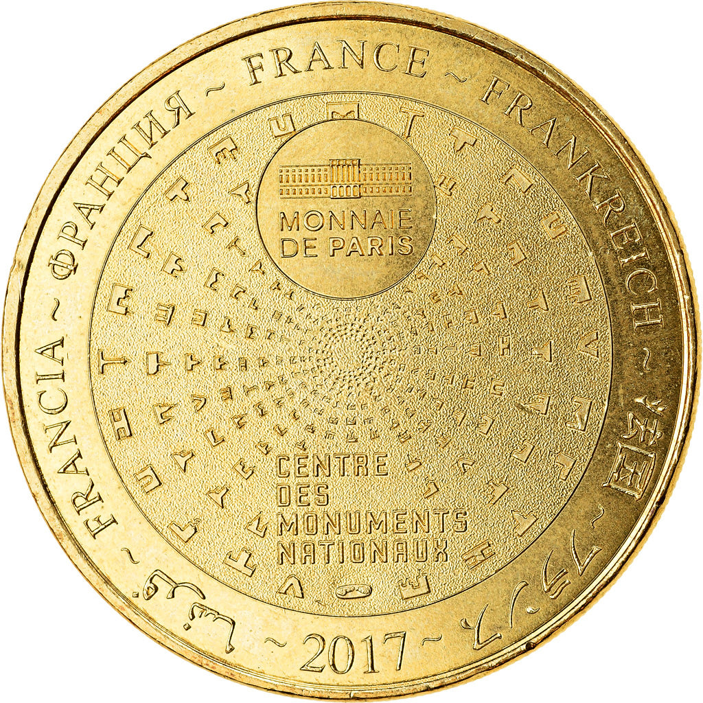 Francia, Token, 46/ Château de Castelnau-Bretenoux, 2017, MDP, SC, Aluminio y