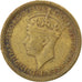 BRITISH WEST AFRICA, 6 Pence, 1943, KM #22, EF(40-45), Nickel-Brass, 19.34, 3.38