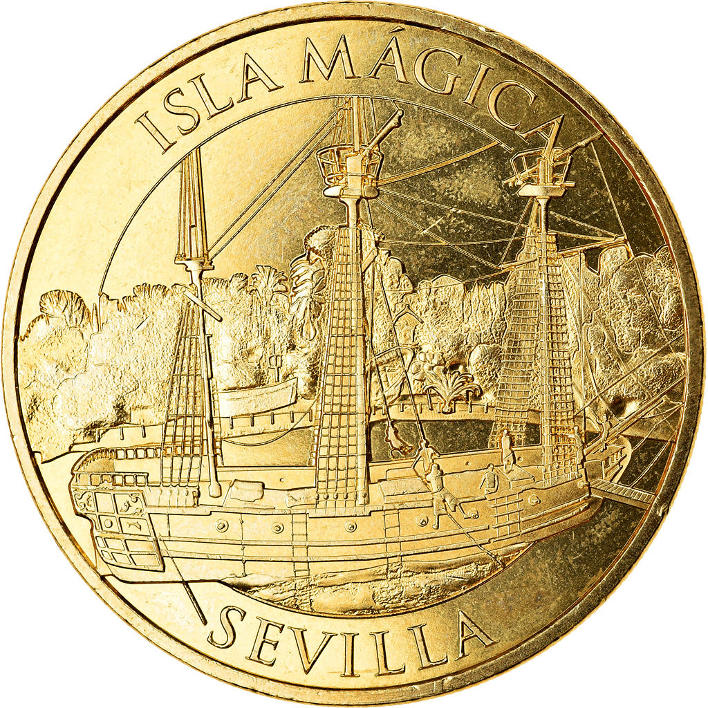 España, Token, Sevilla - Isla magica, 2017, MDP, SC, Aluminio y cuproníquel