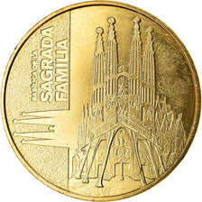 España, Token, Barcelona - Sagrada Familia, 2017, MDP, SC, Aluminio y