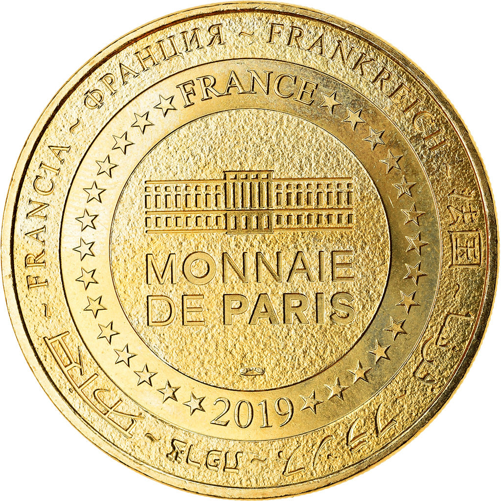 Francja, Token, Nîmes - La Tour Magne, 2019, MDP, MS(63), Miedzionikiel