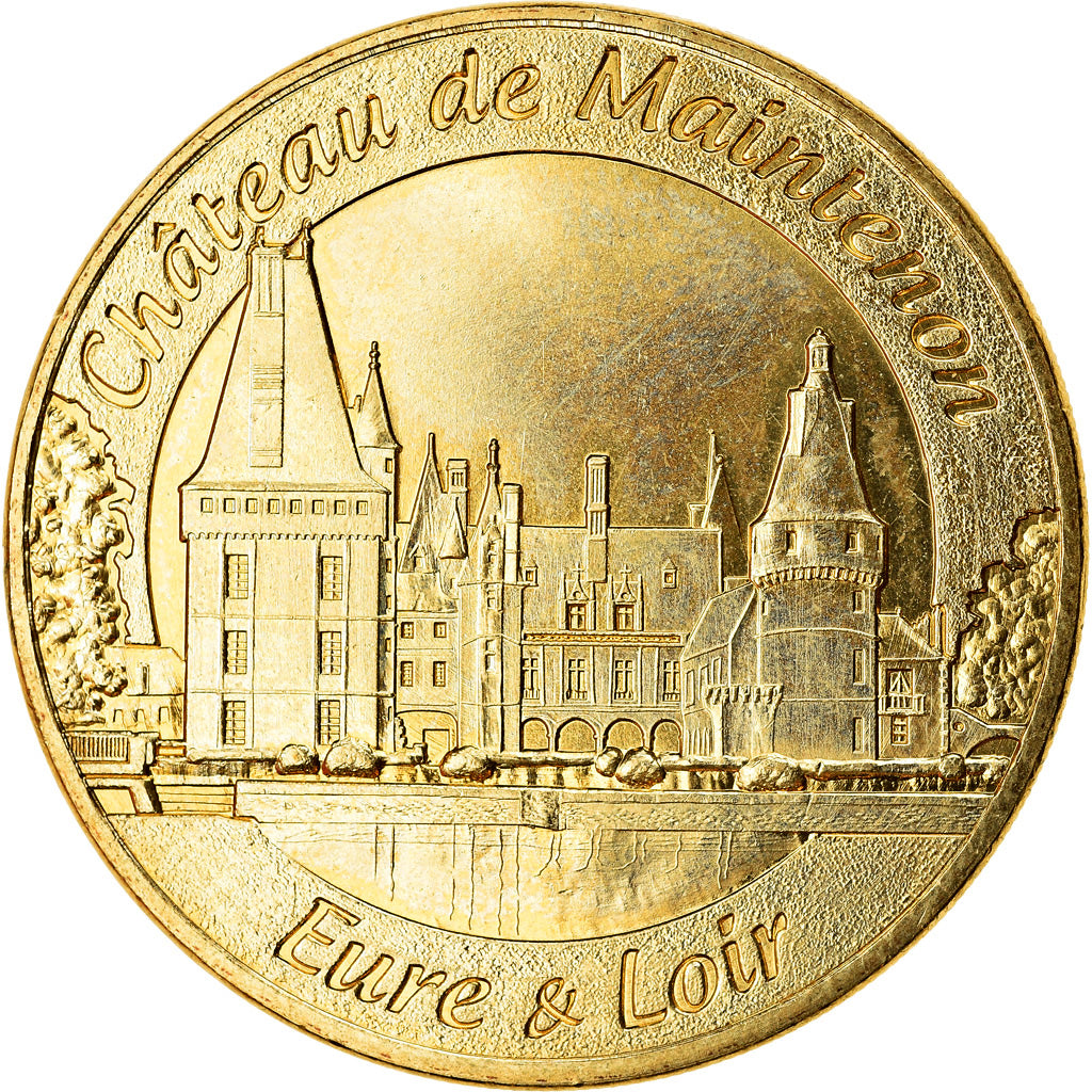 Francia, Token, 28/ Château de Maintenon, 2018, MDP, SC, Aluminio y
