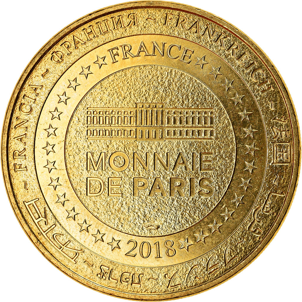Francia, Token, 28/ Château de Maintenon, 2018, MDP, SC, Aluminio y