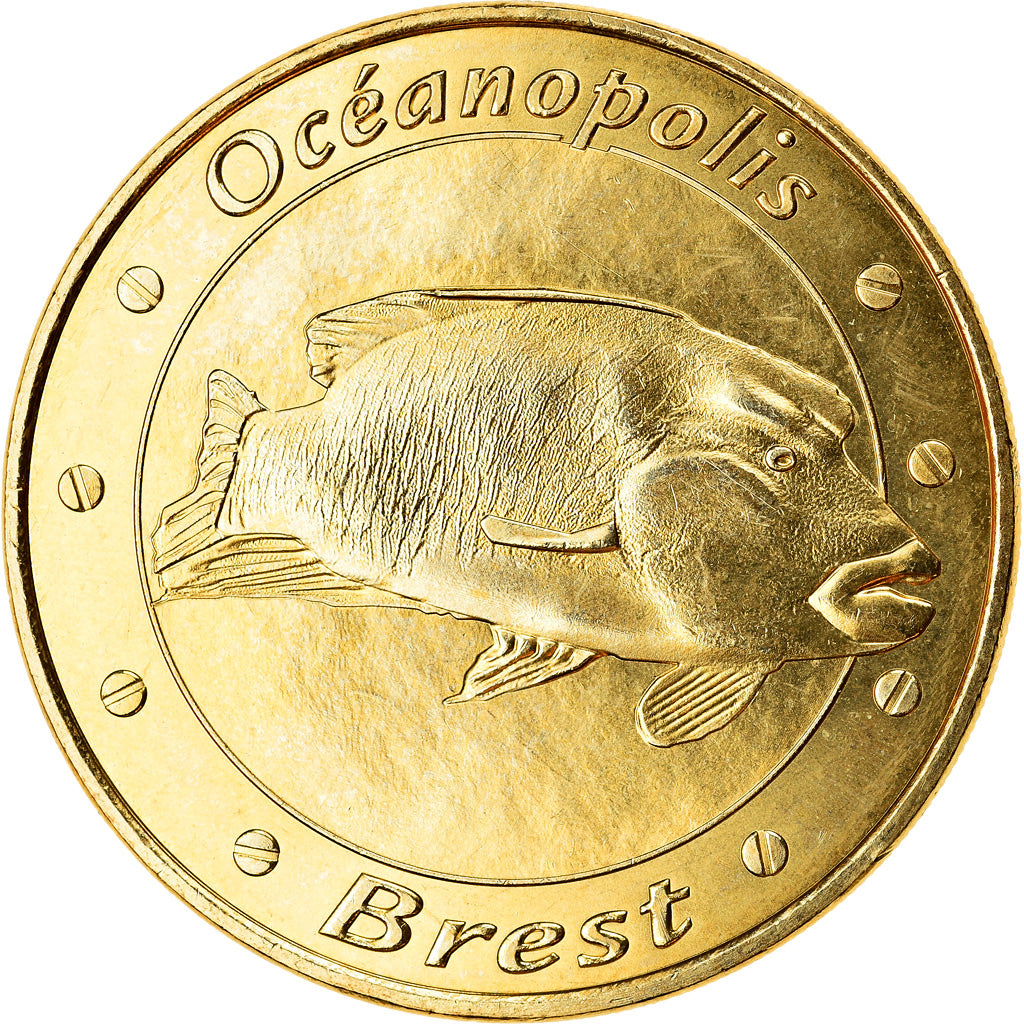 France, Token, Brest - Océanopolis n°7 - Poisson Napoléon, 2018, MDP, MS(63)