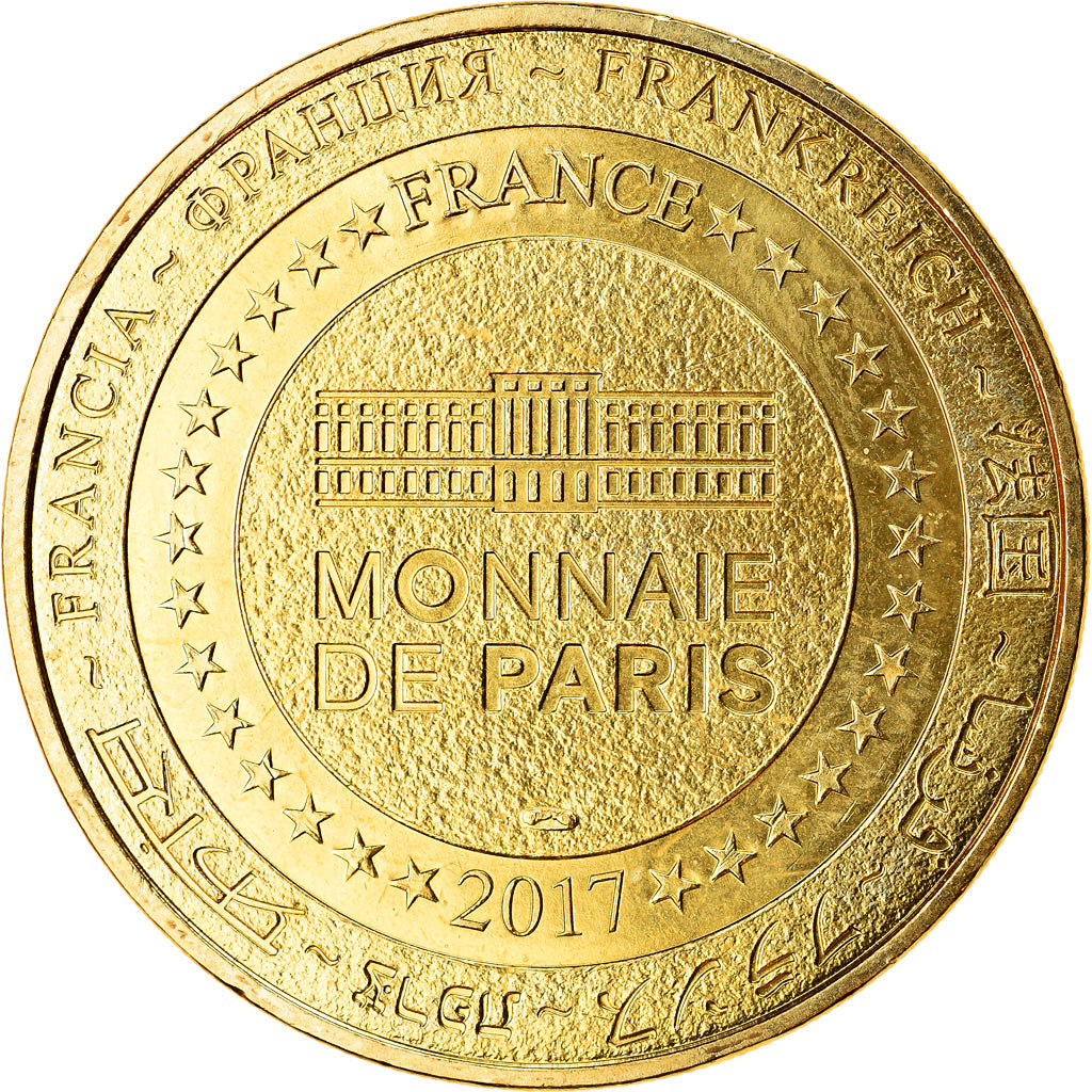 Francja, Token, Locronan - Eglise Saint Ronan, 2017, MDP, MS(63), Miedzionikiel