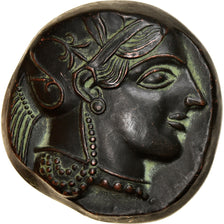 França, Medal, Attique, Athènes, Tétradrachme, História, AU(55-58), Cobre