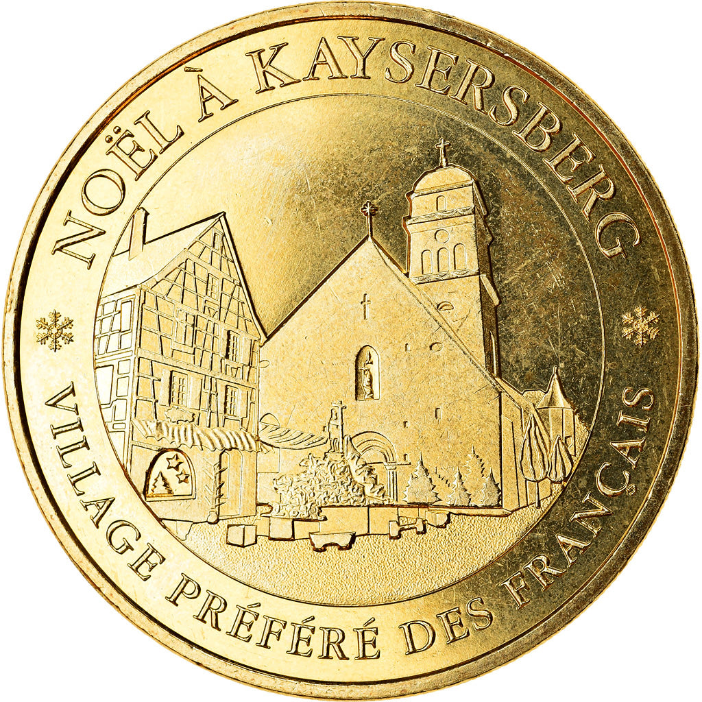 France, Token, Kayseberg - Noël, 2018, MDP, MS(63), Cupro-nickel Aluminium