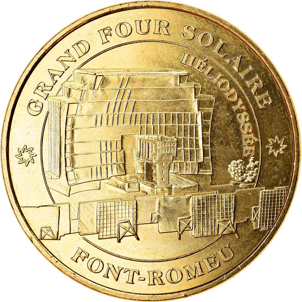 France, Jeton, Font-Romeu - Four Solaire, 2017, MDP, SPL, Cupro-nickel Aluminium