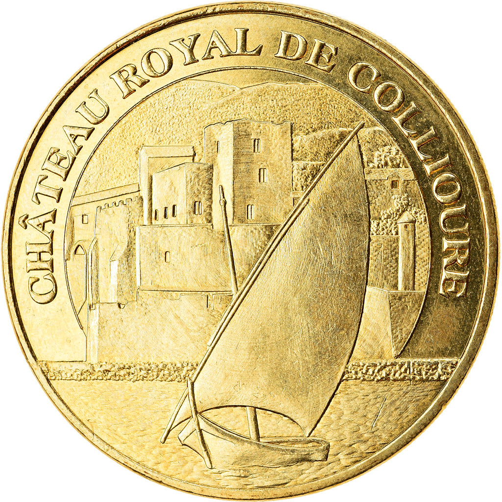Francia, Token, 66/ Château royal de Collioure, 2018, MDP, SC, Aluminio y