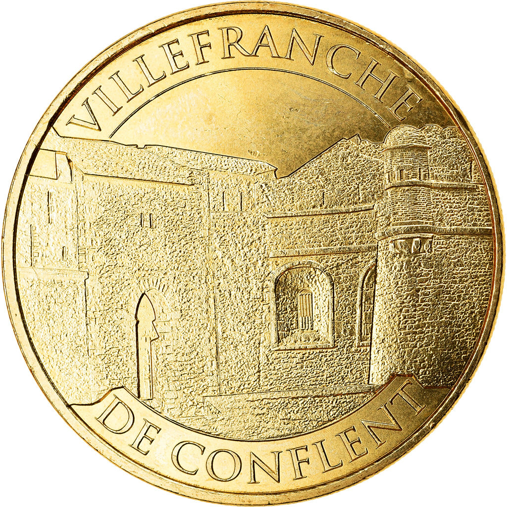 France, Token, Villefranche de Conflent, 2017, MDP, MS(63), Cupro-nickel