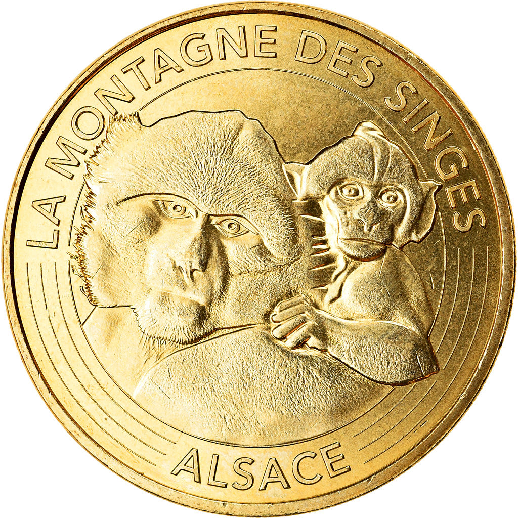 France, Jeton, Kintzheim - La Montagne aux Singes n°6, 2017, MDP, SPL