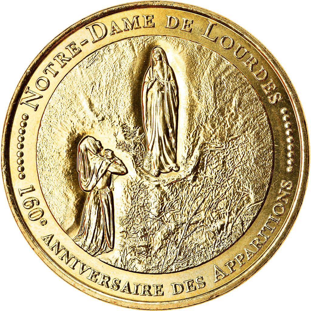 France, Token, Lourdes - 160ème anniversaire des Apparitions, 2018, MDP