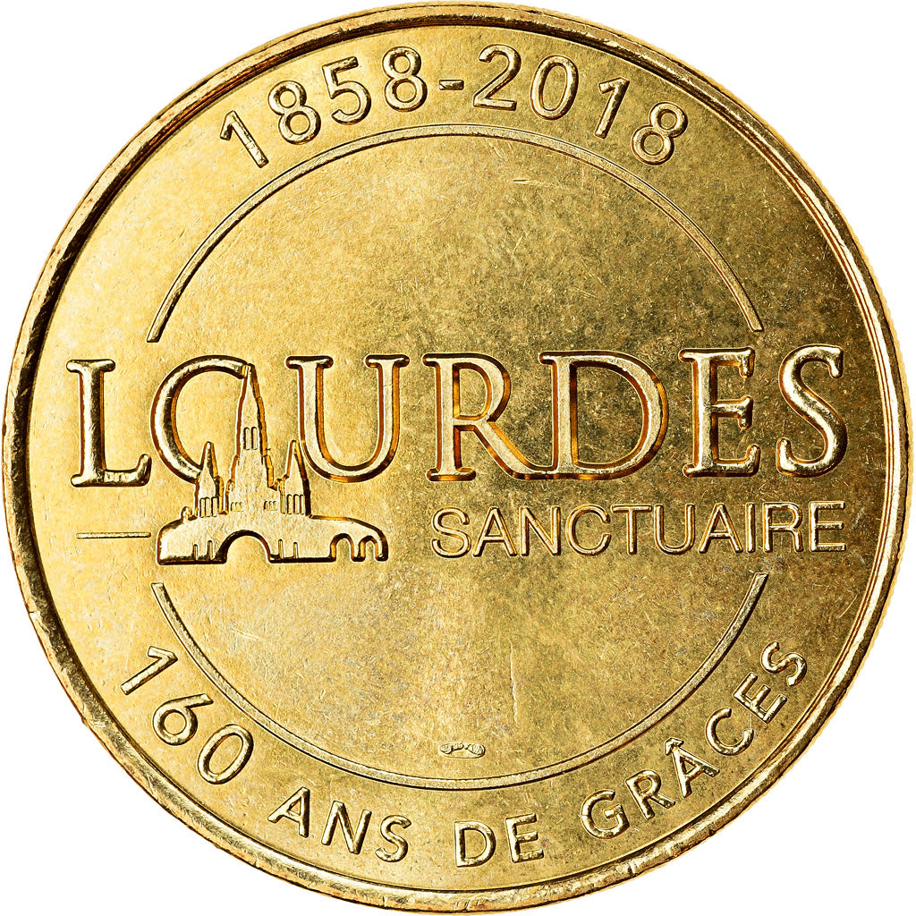 France, Token, Lourdes - 160ème anniversaire des Apparitions, 2018, MDP
