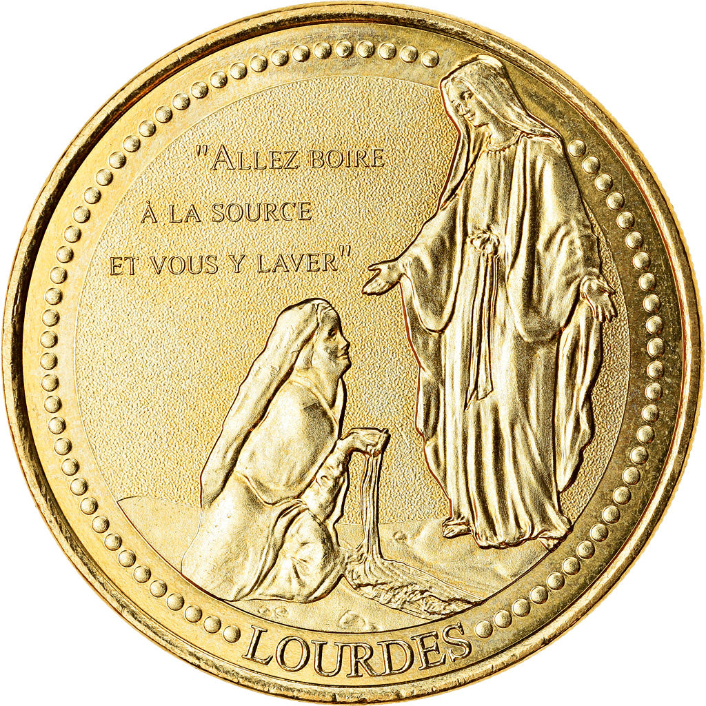 France, Jeton, Lourdes - Souvenir de mon bain aux piscines, 2017, MDP, SPL