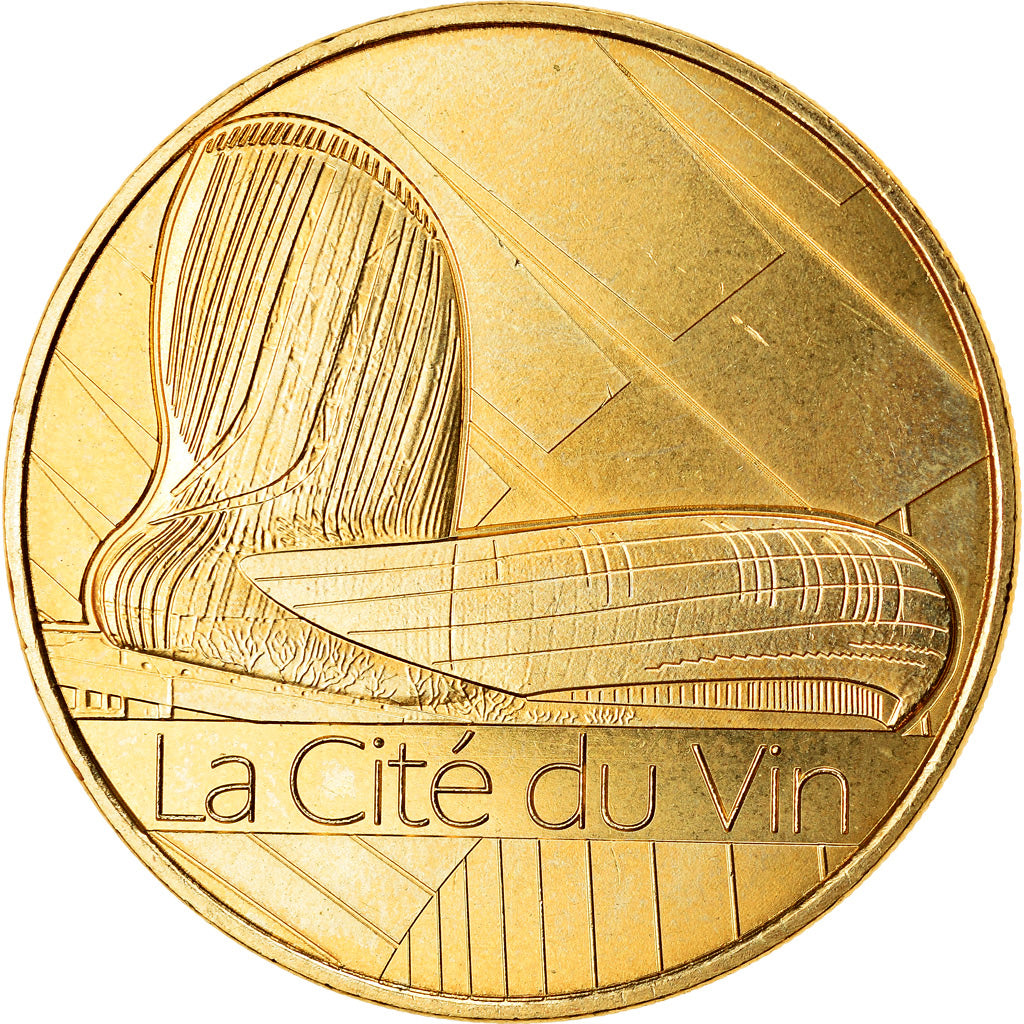 France, Token, Bordeaux - Cité du vin n° 3, 2020, MDP, MS(63), Cupro-nickel