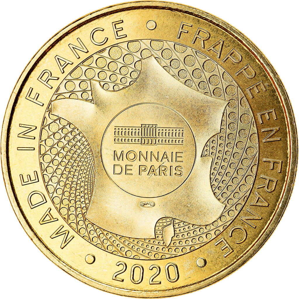 France, Token, Laon - Cathédrale - Façade, 2020, MDP, MS(63), Cupro-nickel
