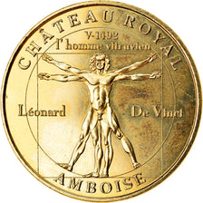 France, Token, Amboise - L'homme vitruvien, 2020, MDP, MS(63), Cupro-nickel