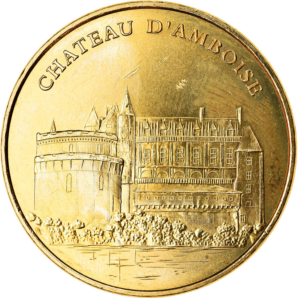 France, Token, 37/ Château d'Amboise, 2020, MDP, MS(63), Cupro-nickel Aluminium