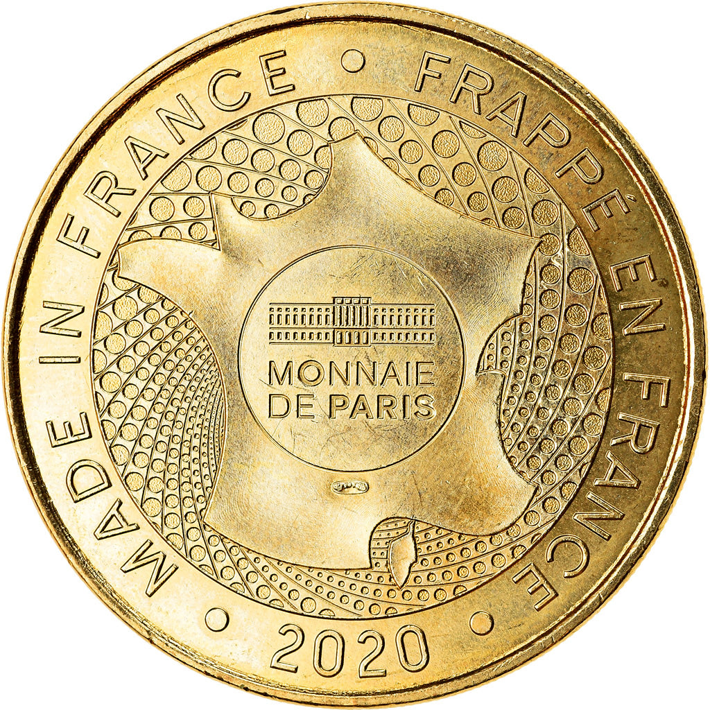 France, Token, 37/ Château d'Amboise, 2020, MDP, MS(63), Cupro-nickel Aluminium