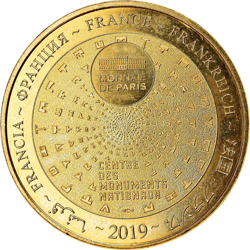Francia, Token, Cluny - Abbaye n°3, 2019, MDP, SPL, Rame-nichel