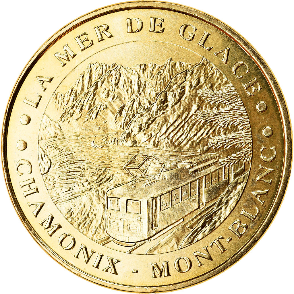 France, Token, Chamonix - Mer de Glace n°1, 2019, MDP, MS(63), Cupro-nickel