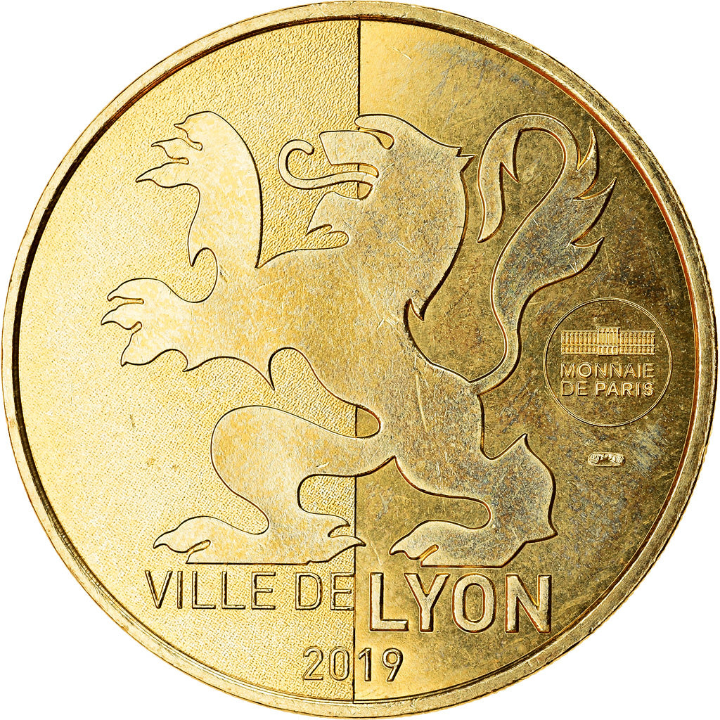 France, Jeton, Lyon - Parc de la tête d'or n°4, 2019, MDP, SPL, Cupro-nickel