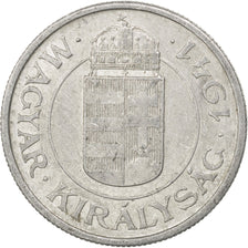 HUNGARY, 2 Pengo, 1941, KM #522.1, EF(40-45), Aluminum, 27, 2.80