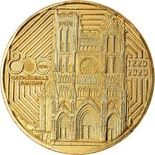 France, Token, Amiens - Cathédrale n°3, 2020, MDP, MS(63), Cupro-nickel