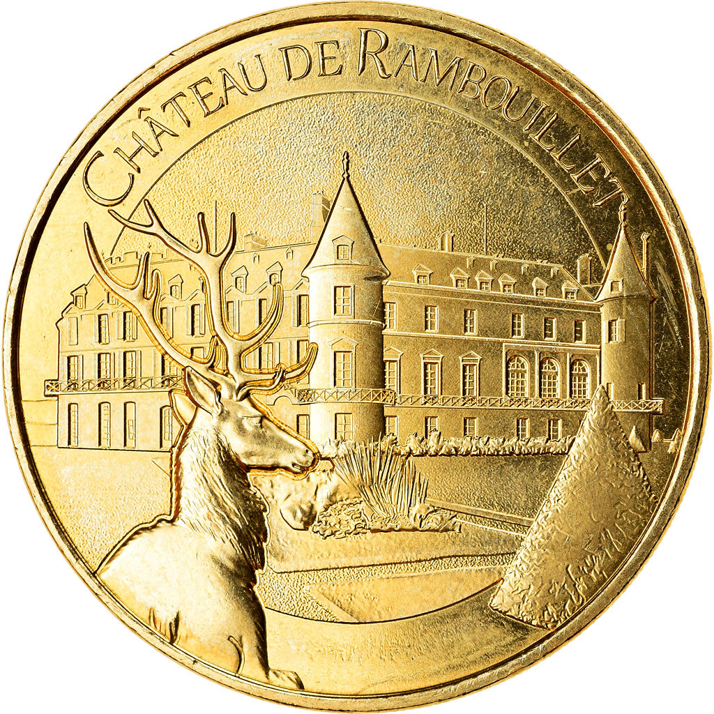 France, Token, 78/ Château de Rambouillet, 2018, MDP, MS(63), Cupro-nickel